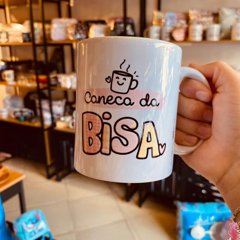 Caneca Porcelana  "Caneca da Bisa"