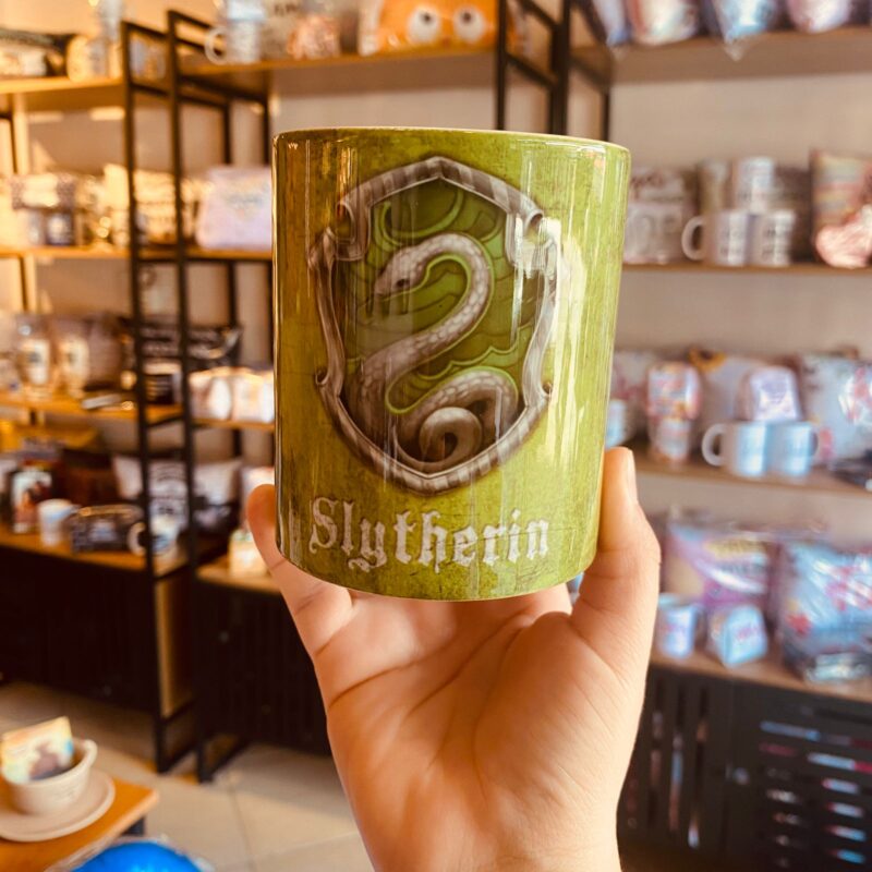 Caneca Porcelana  Harry Potter Sonserina