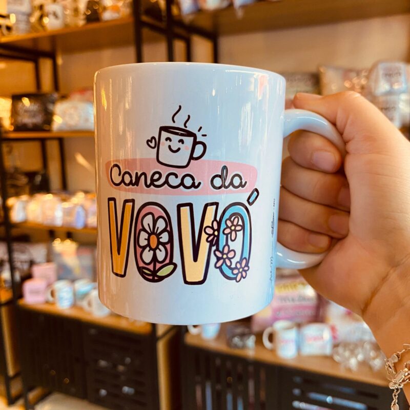 Caneca Porcelana "Caneca da Vovó"