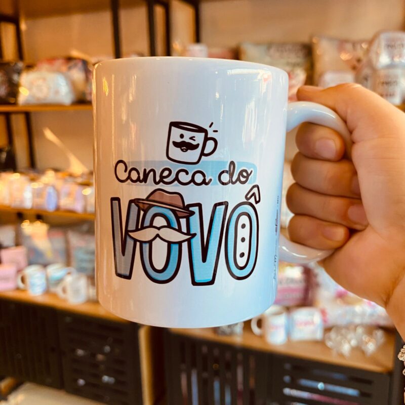 Caneca Porcelana "Caneca do Vovô"