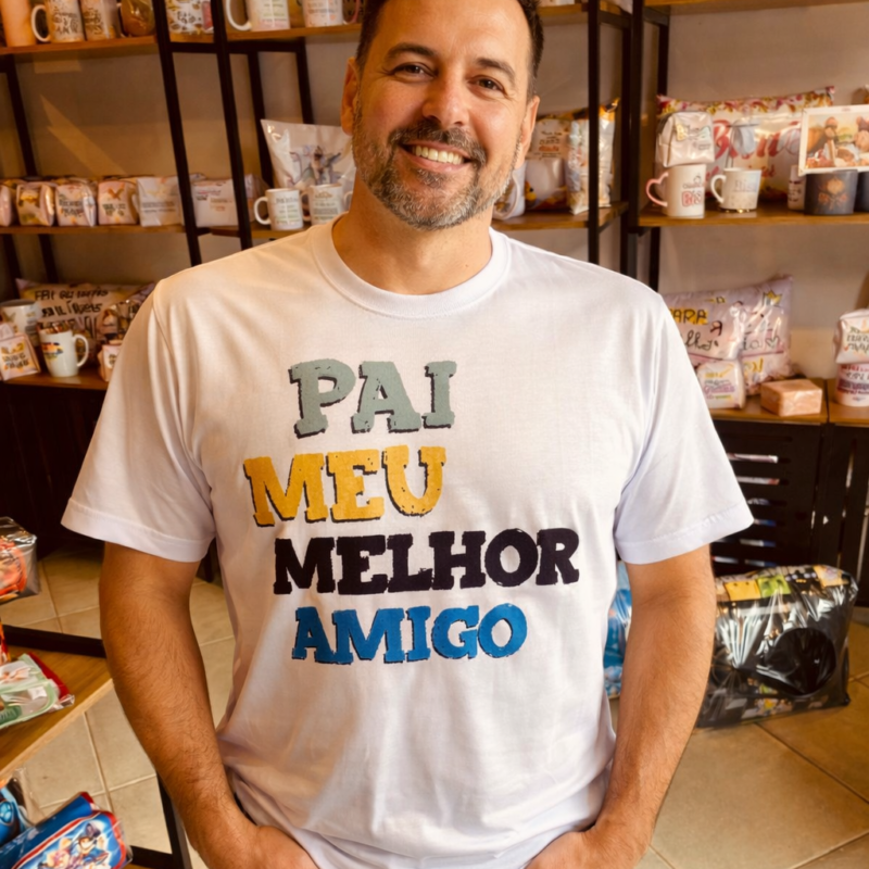 Camiseta Pai meu melhor amigo