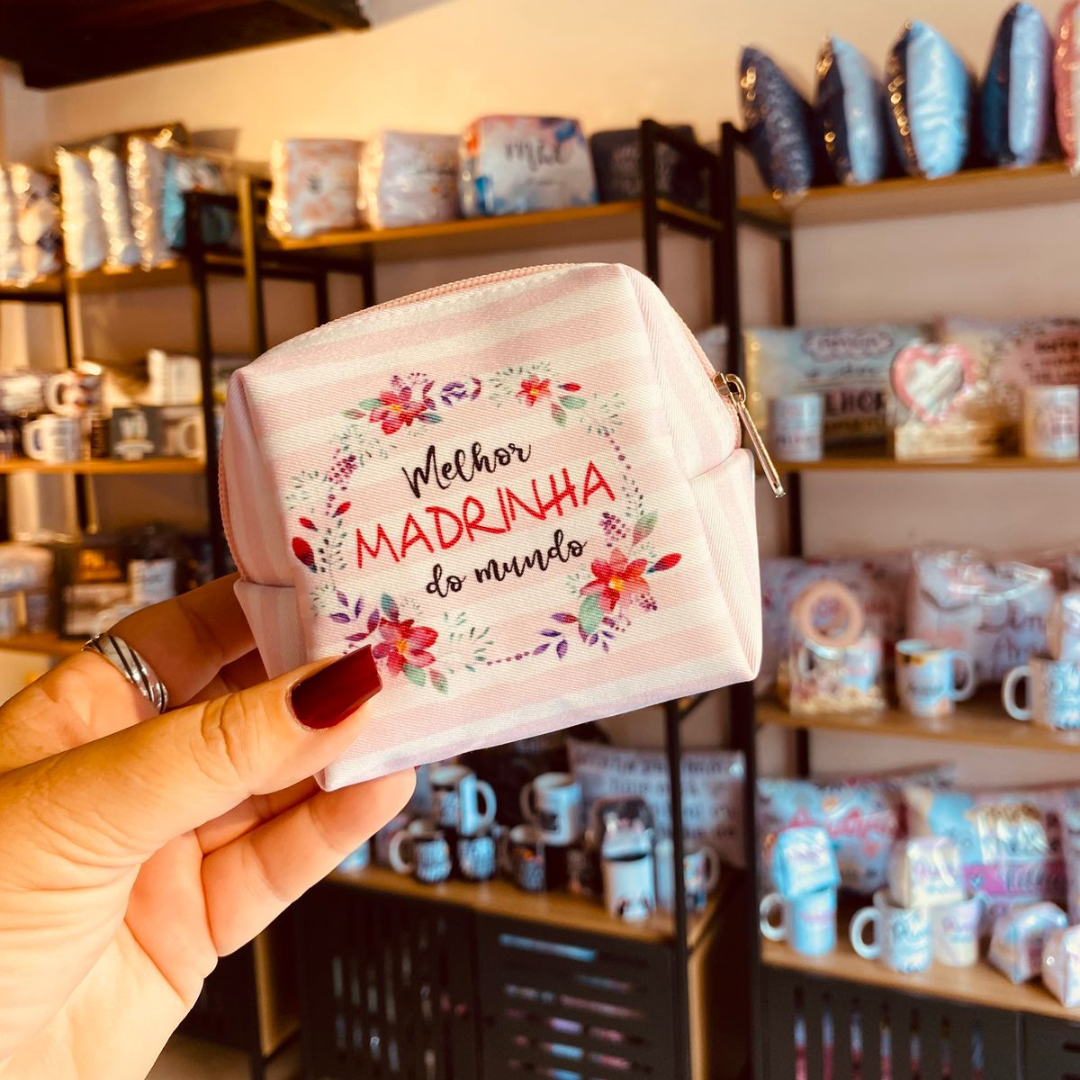 Necessaire “Melhor Madrinha do Mundo”