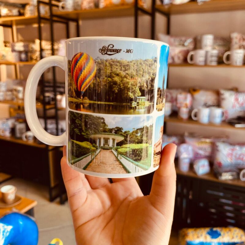 Caneca Porcelana São Lourenço Fotos