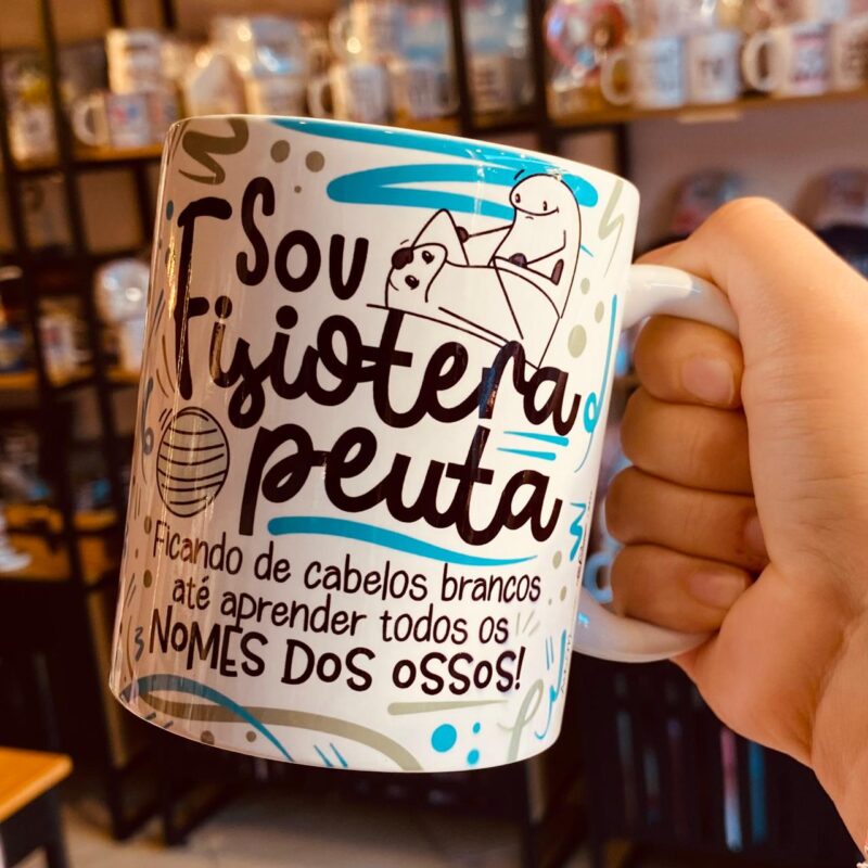 Caneca Porcelana Sou Fisioterapeuta