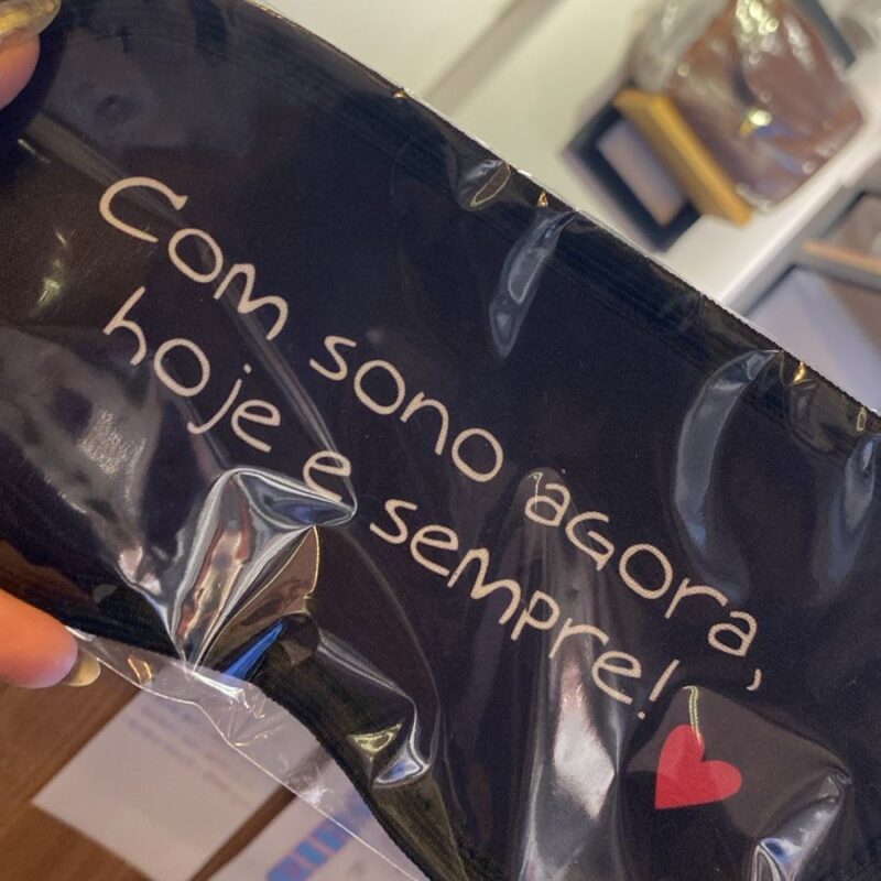 Máscara de Dormir: Com sono agora, hoje e sempre