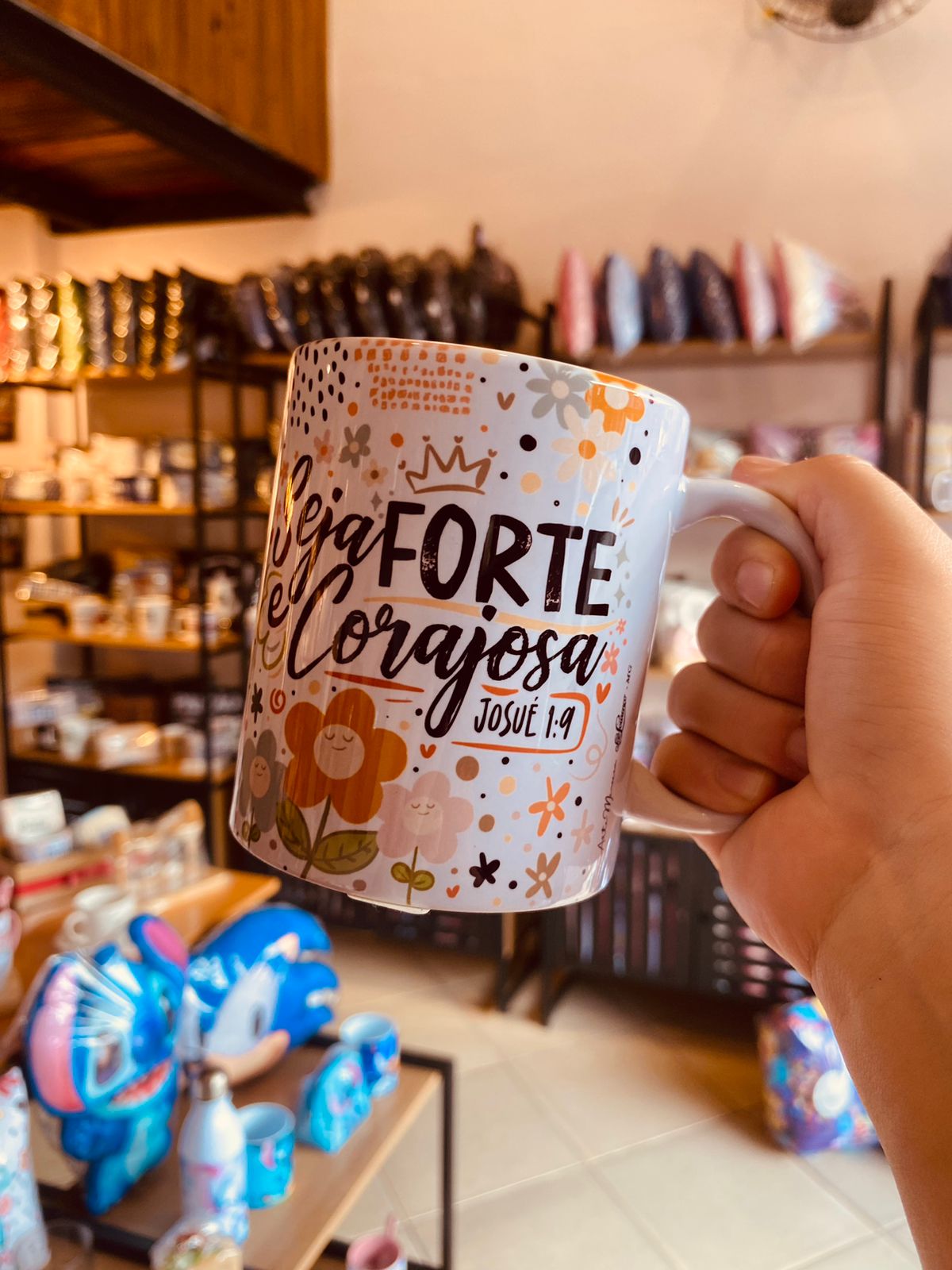 Caneca “Seja Forte e Corajosa” Caneca “Seja Forte e Corajosa”