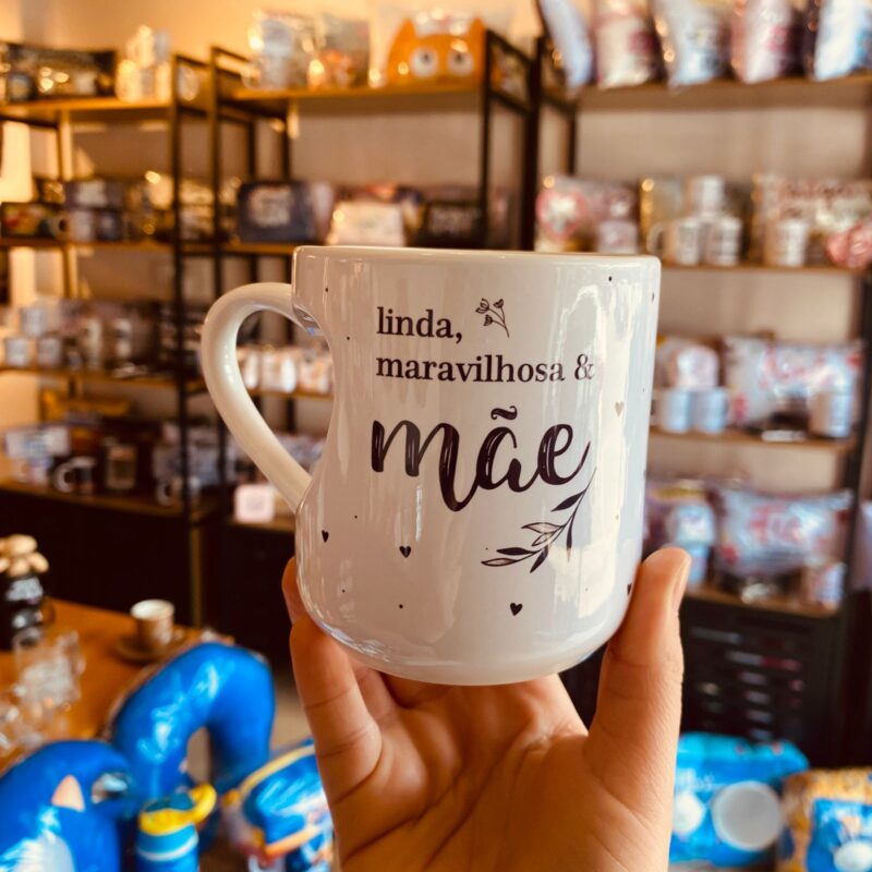Can Alça de Coração: Linda, maravilhosa e mãe/ Te amo