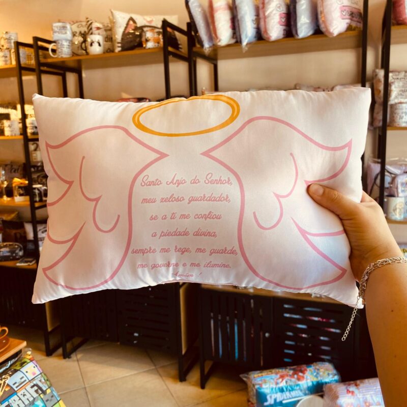 Almofada Oração Santo Anjo