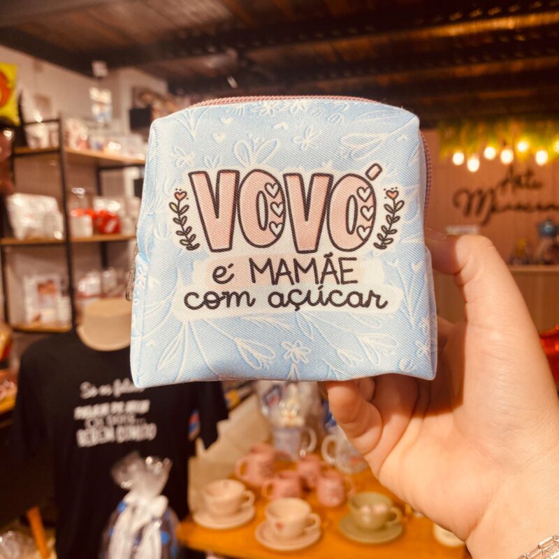 Necessaire Vovó é mamãe com açúcar!