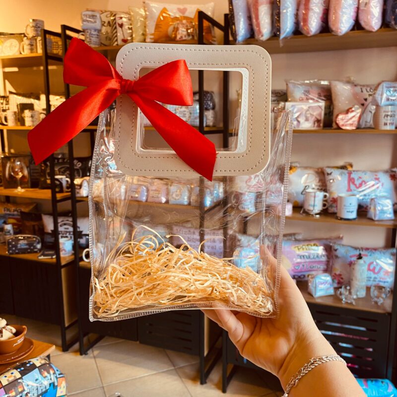 Bolsa Transparente em PVC com Alça