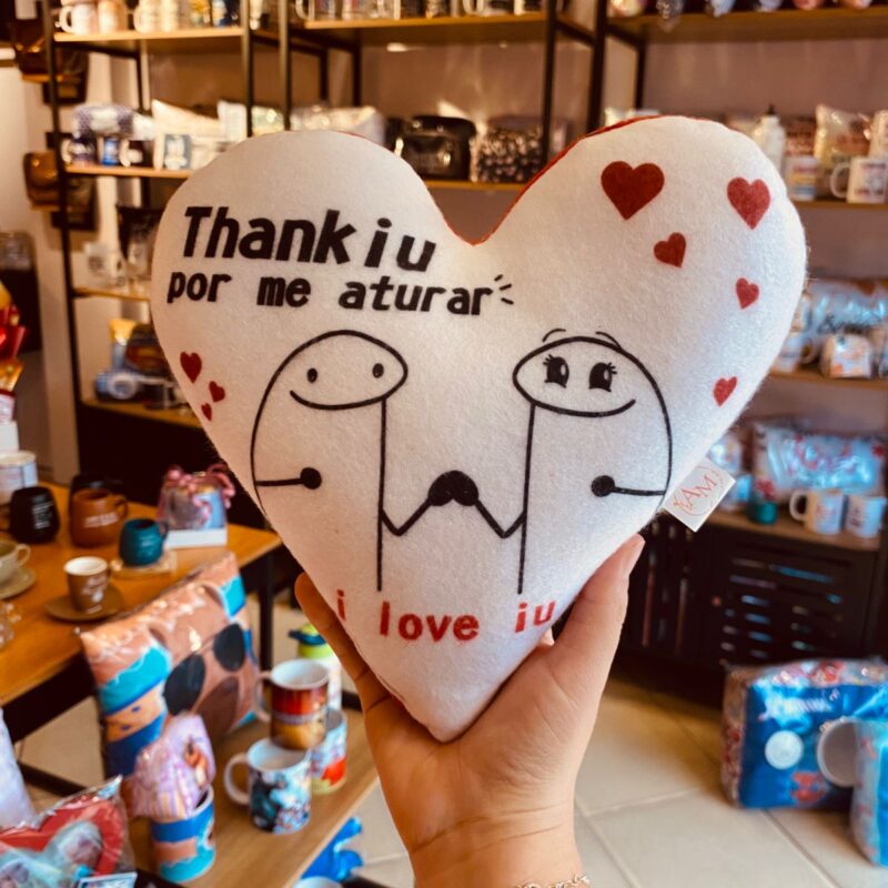 Al: Thankiu por me aturar i love iu (coração flork)