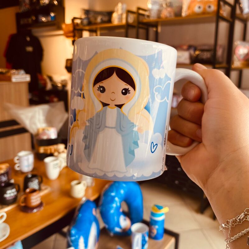 Caneca porcelana Nossa Senhora das Graças