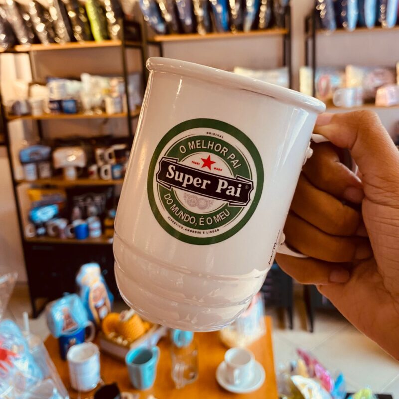 Caneca Alumínio Super pai, O melhor pai do mundo é o meu!