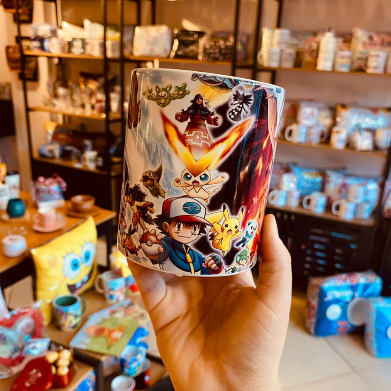 Caneca Porcelana Pokémon