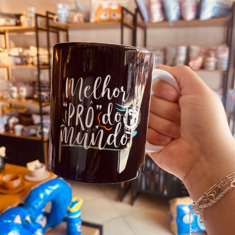 Caneca PorcelanaMelhor Prô do mundo!