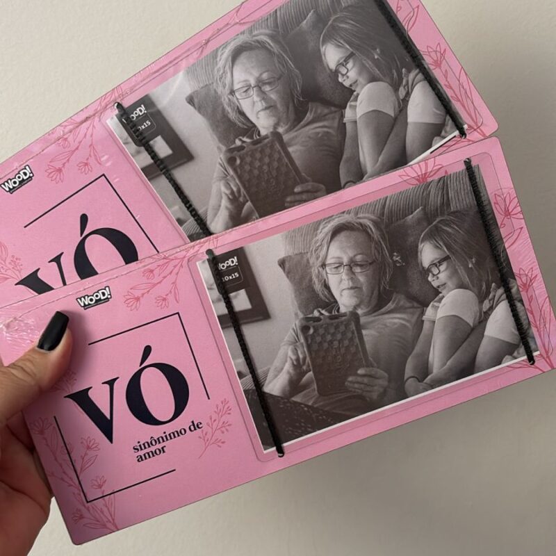 Porta-retratos: Vó sinônimo de amor