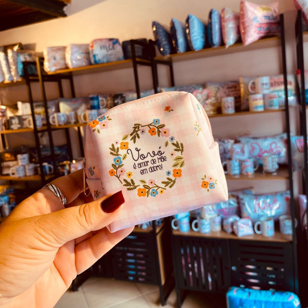 Necessaire “Vovó é amor de mãe em dobro!”