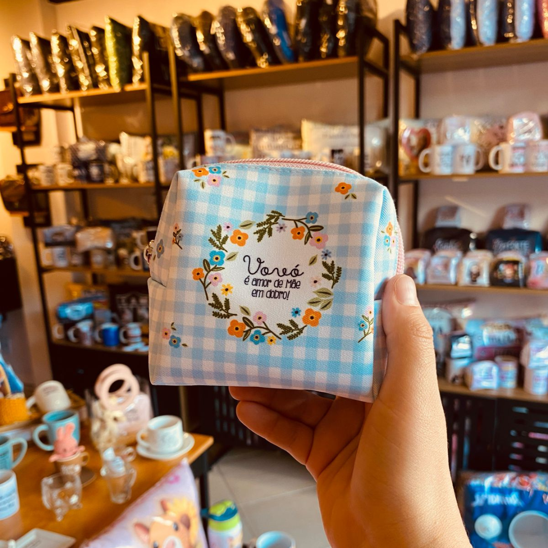 Necessaire “Vovó é amor de mãe em dobro!”