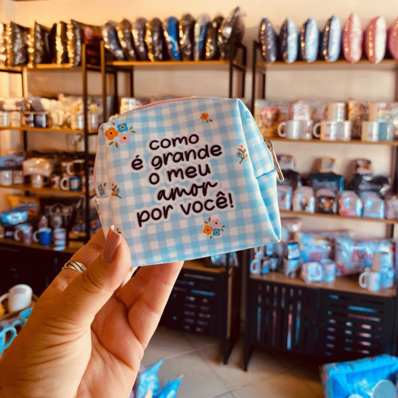 Necessaire “Como é grande meu amor por você!”