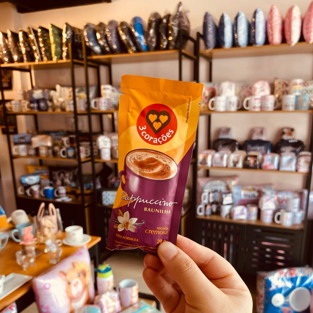 Cappuccino 3 Corações – Sachê 20g