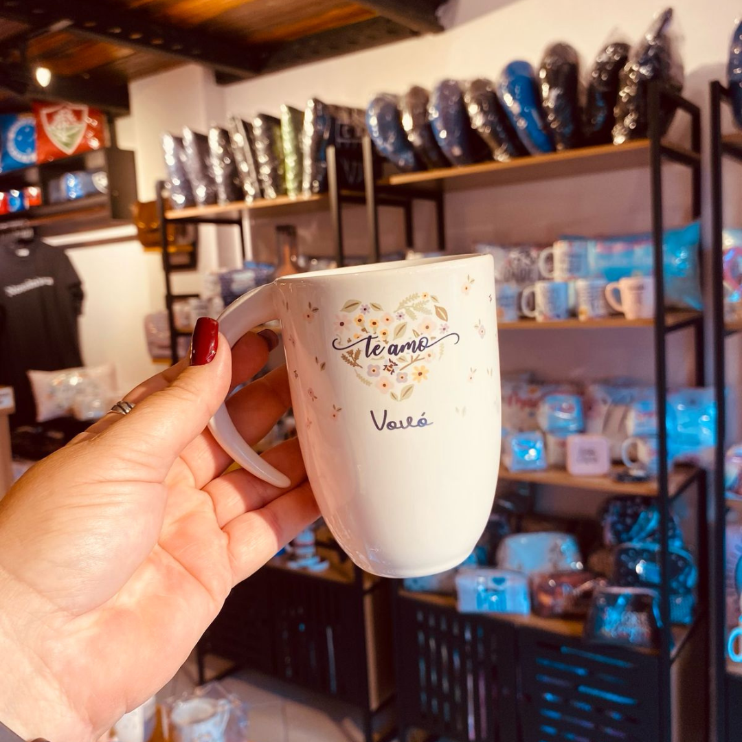 Caneca Meia Lua “Te Amo Vovó”