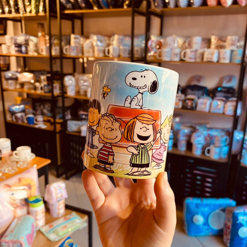 Caneca Porcelana Snoopy