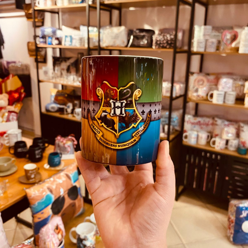 Caneca Porcelana Harry Potter Brasão