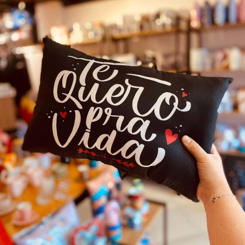 Almofada Te quero pra Vida