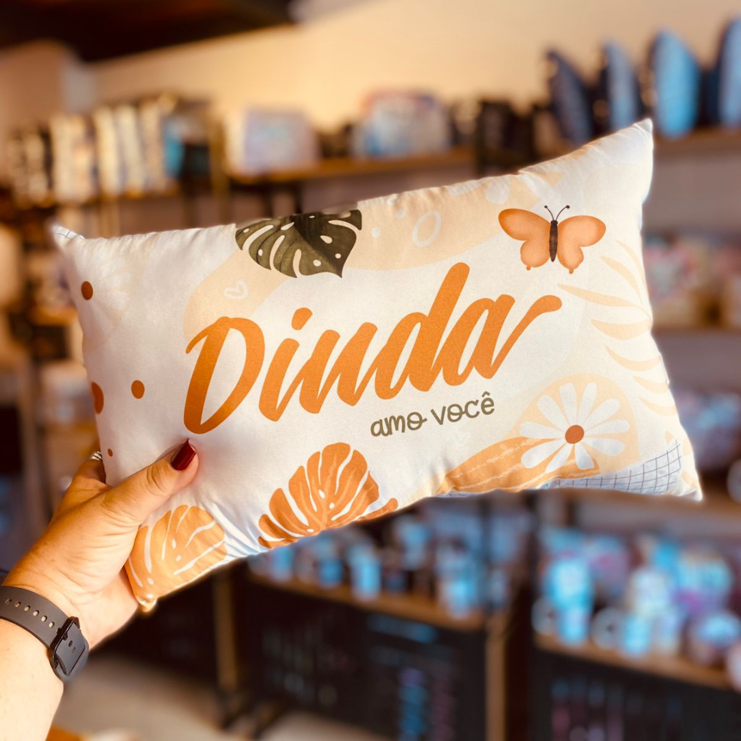 Almofada “Dinda Amo Você”