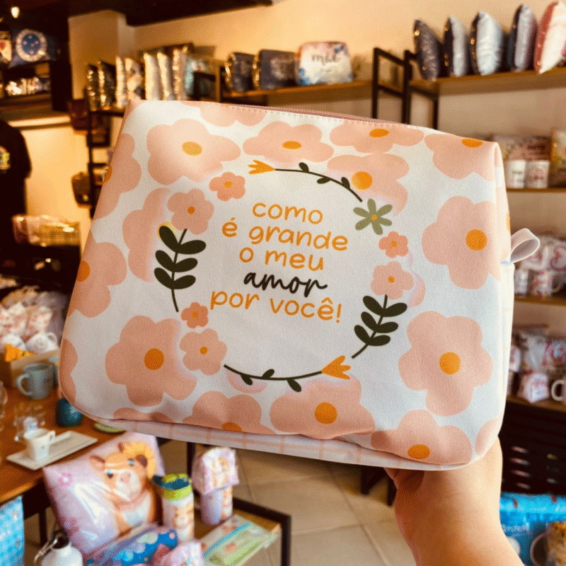 Necessaire “Como é grande meu amor por você!”