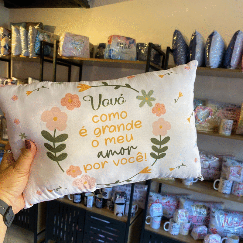 Almofada “Vovó: Como é Grande meu Amor por Você!”