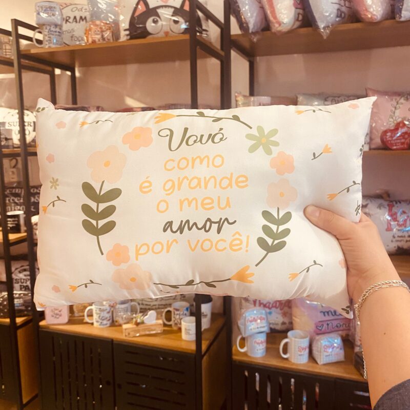 Almofada Vovó Como é Grande meu Amor por Você!