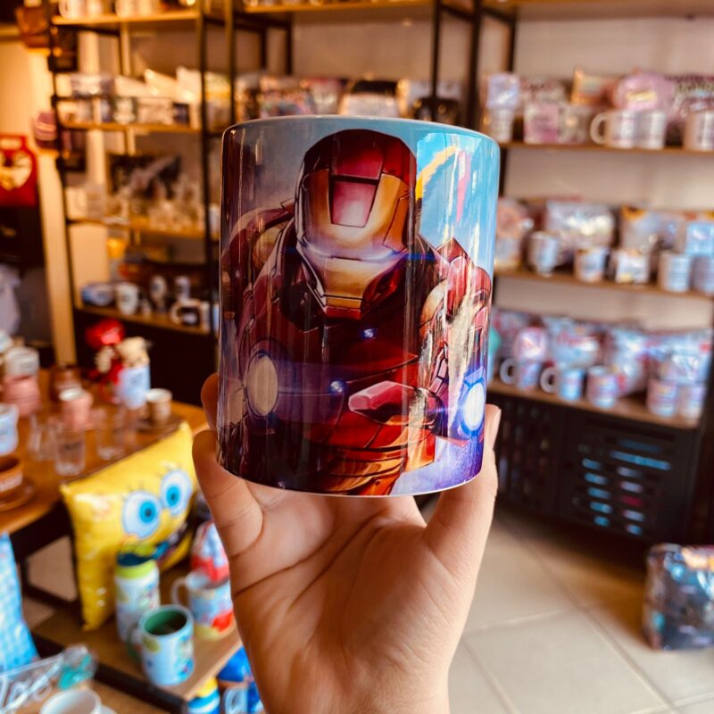Caneca Porcelana Homem de Ferro