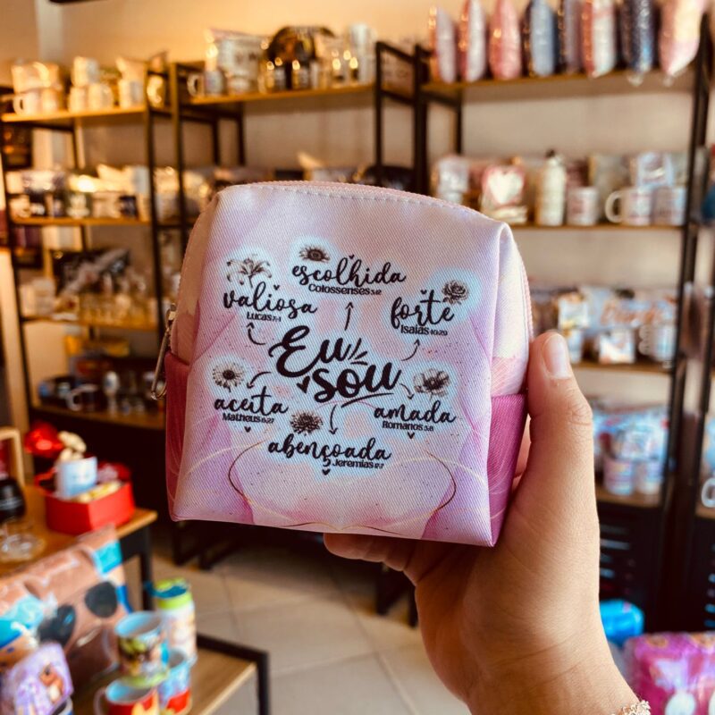 Mini Necessaire Trapézio Eu Sou