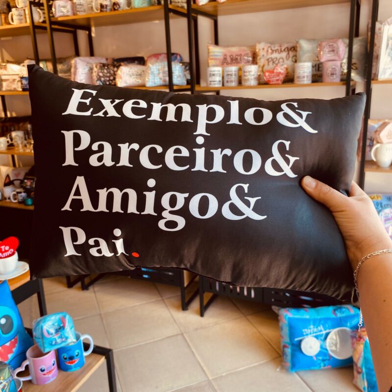 Almofada Exemplo & parceiro & amigo & pai .