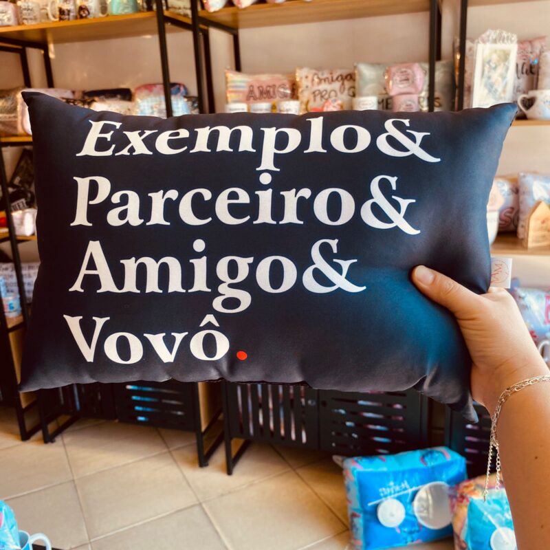 Almofada Exemplo & parceiro & amigo & Vovô .