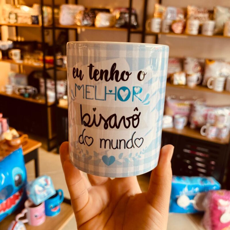 Caneca Porcelana Eu tenho o melhor Bisavô do mundo!
