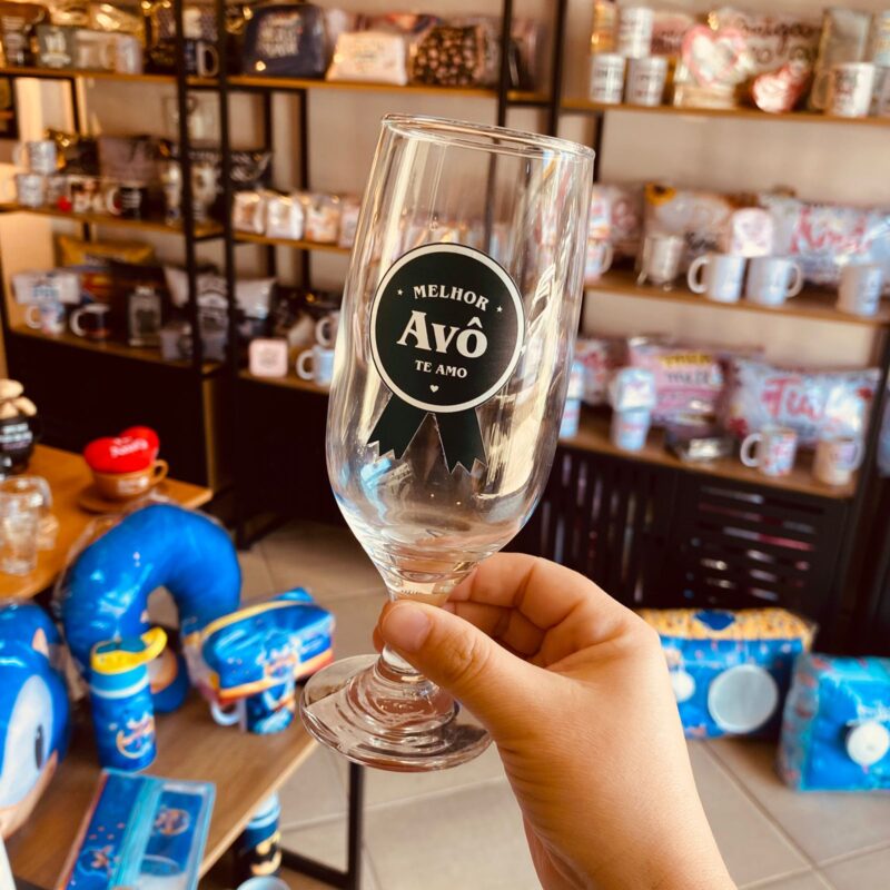 Taça Tulipa de Cerveja Melhor Avô Te amo!