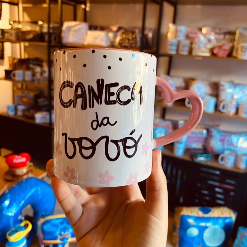 Caneca Porcelana Caneca do Vovô/ó (rosto)