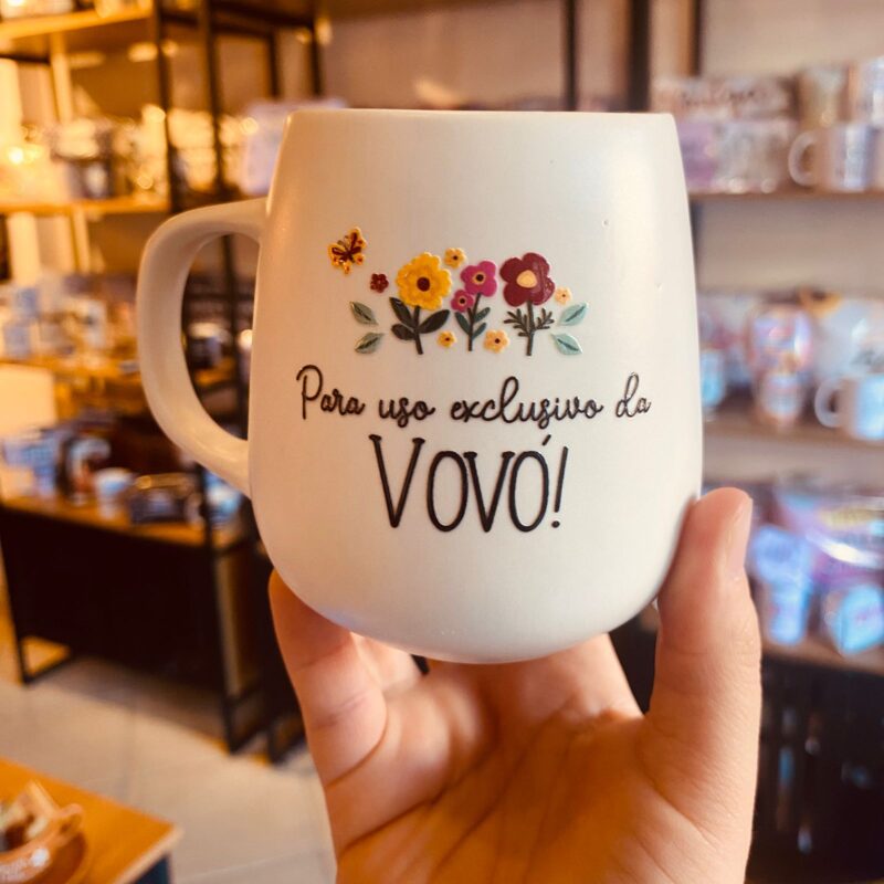 Caneca de Cerâmica Para uso exclusivo da vovó!