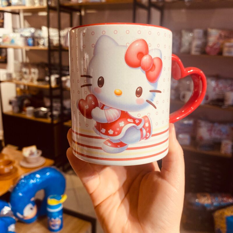 Caneca Porcelana Hello Kitty