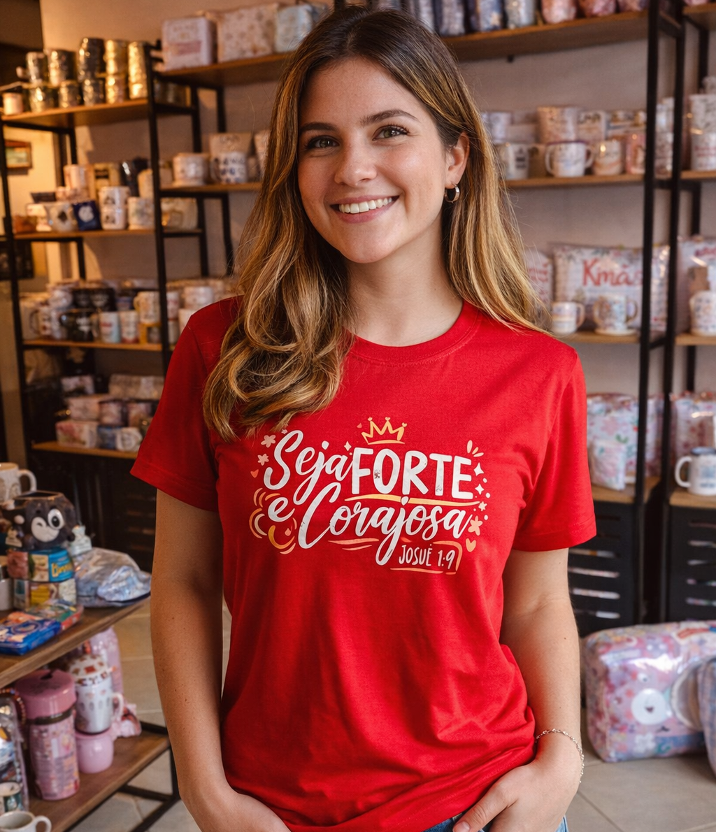 seja forte e corajosa