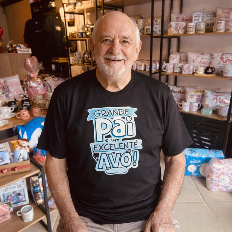 Camiseta Grande Pai e um exelente avô!