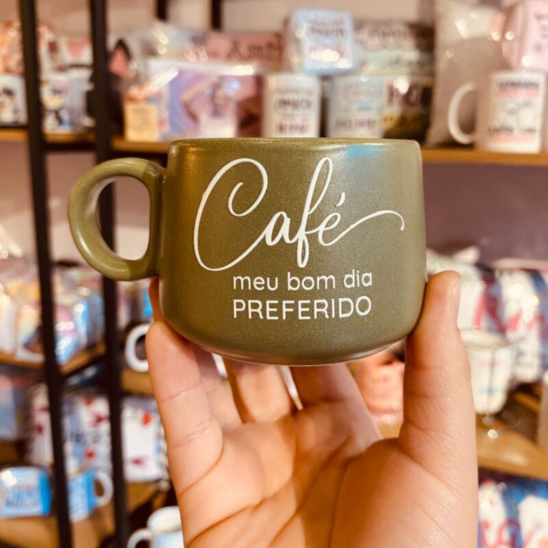 Caneca Cerâmica Café meu Bom dia preferido!
