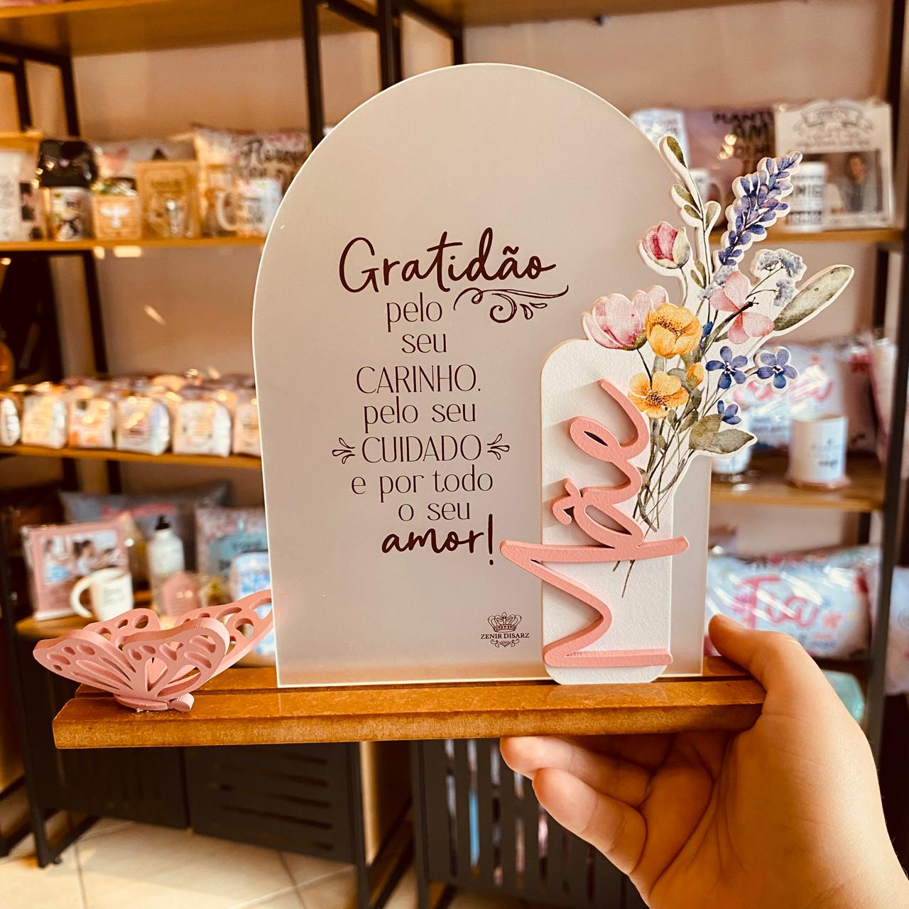 mãe gratidão pelo seu carinho