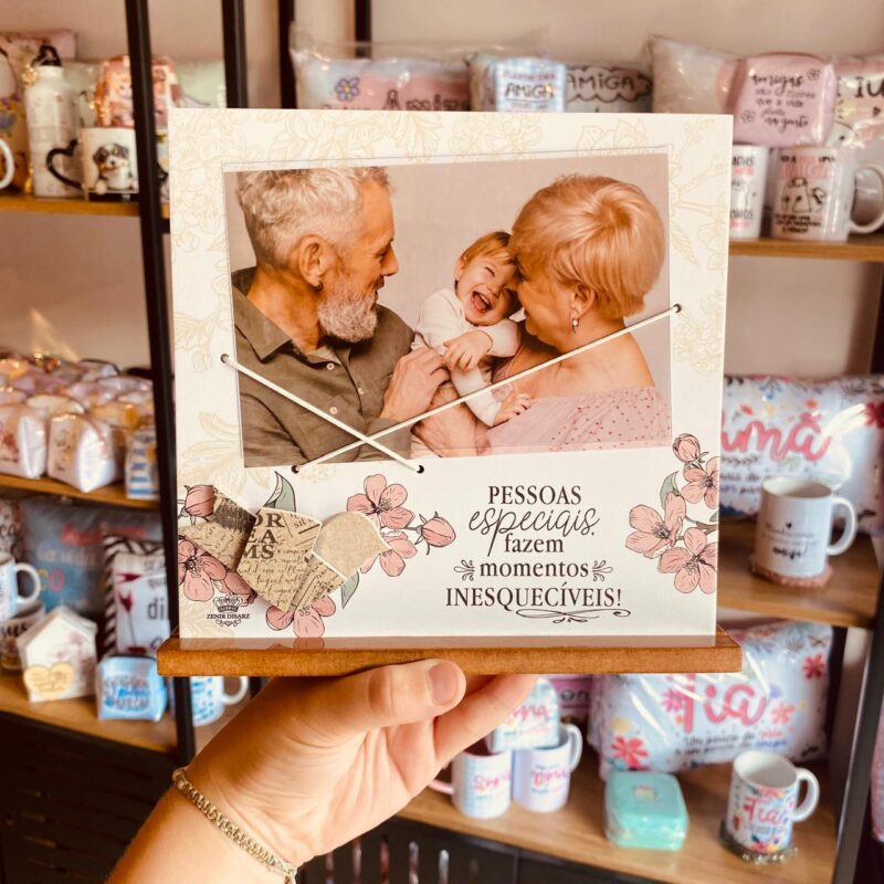 P21541 - Porta-Retrato com Elástico “Pessoas Especiais... Cerejeira” 