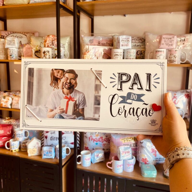 P18742 Porta-Retrato com Elástico “Pai do Coração” 