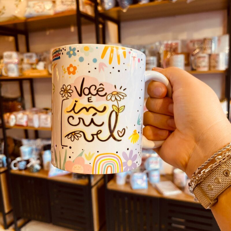 Caneca Porcelana Você é incrível !