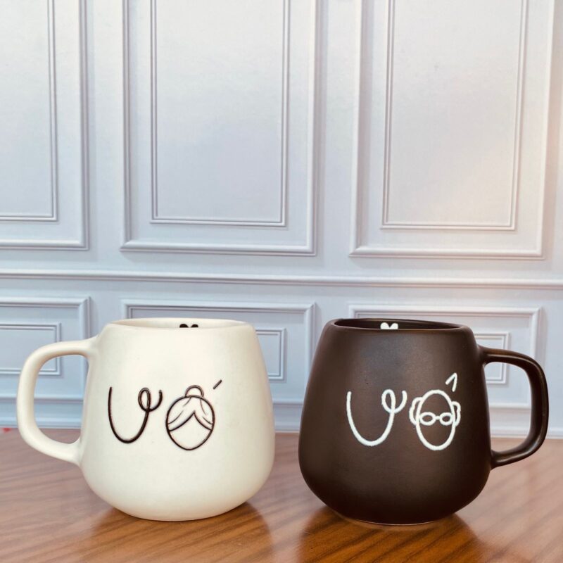 Caneca de Cerâmica Vô e Vó (Rosto)