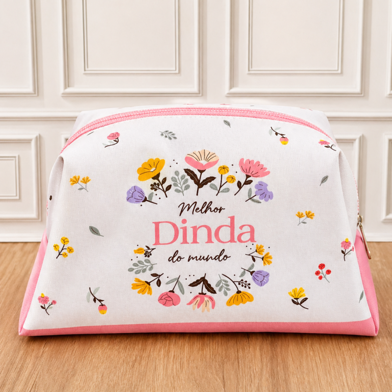 Necessaire Melhor Dinda do mundo (Florescer)